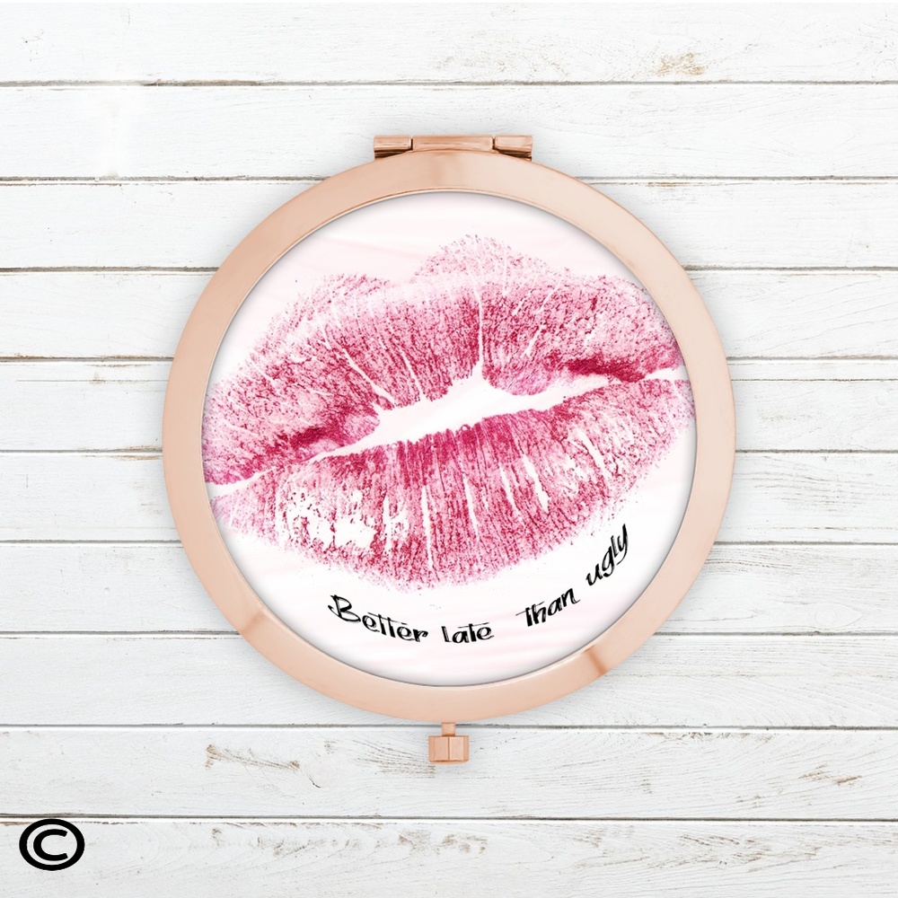 Funny Motivational Compact Mirrors